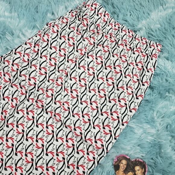 Victoria's Secret Pajama White & Blue Sleep Shirt - Picture 4 of 6